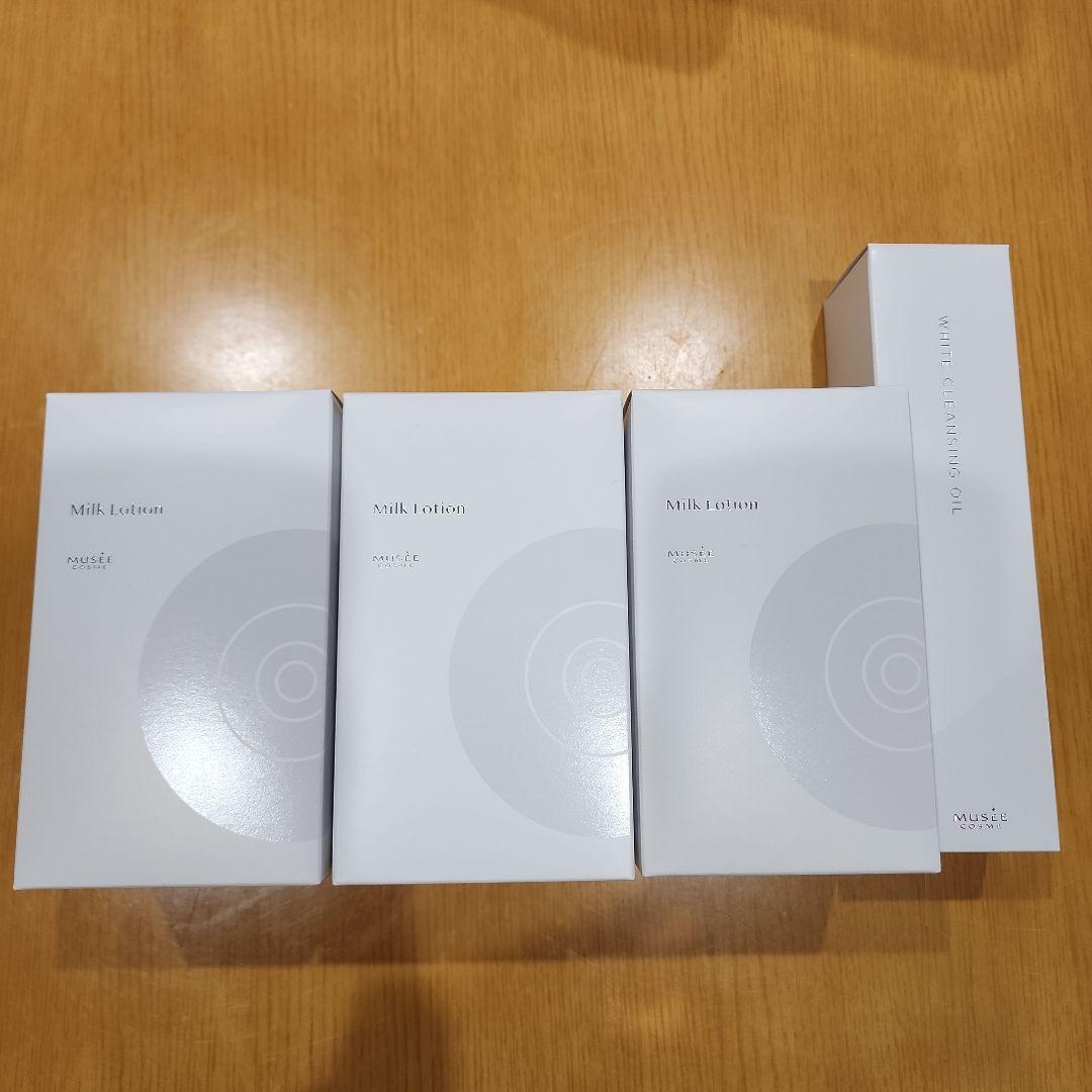 ミュゼミルクローションモイストフルーティームスクの香りホワイトクレンジングオイル