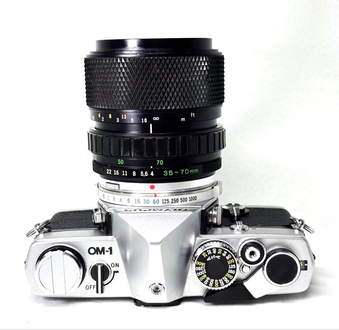 【動作品】OLYMPUS OM-1 MDフィルム一眼標準ズーム付き390300