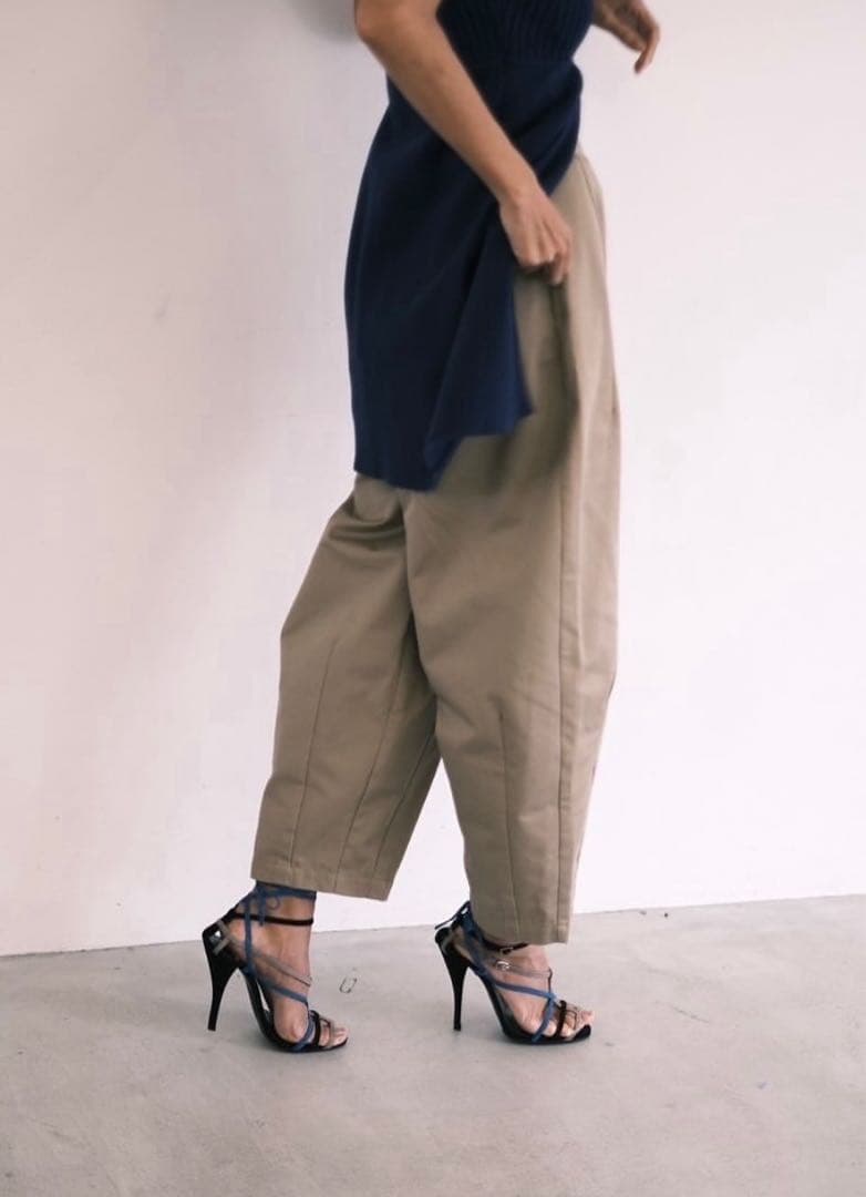 Nala ナラ cocoon chino チノパンMベージュ