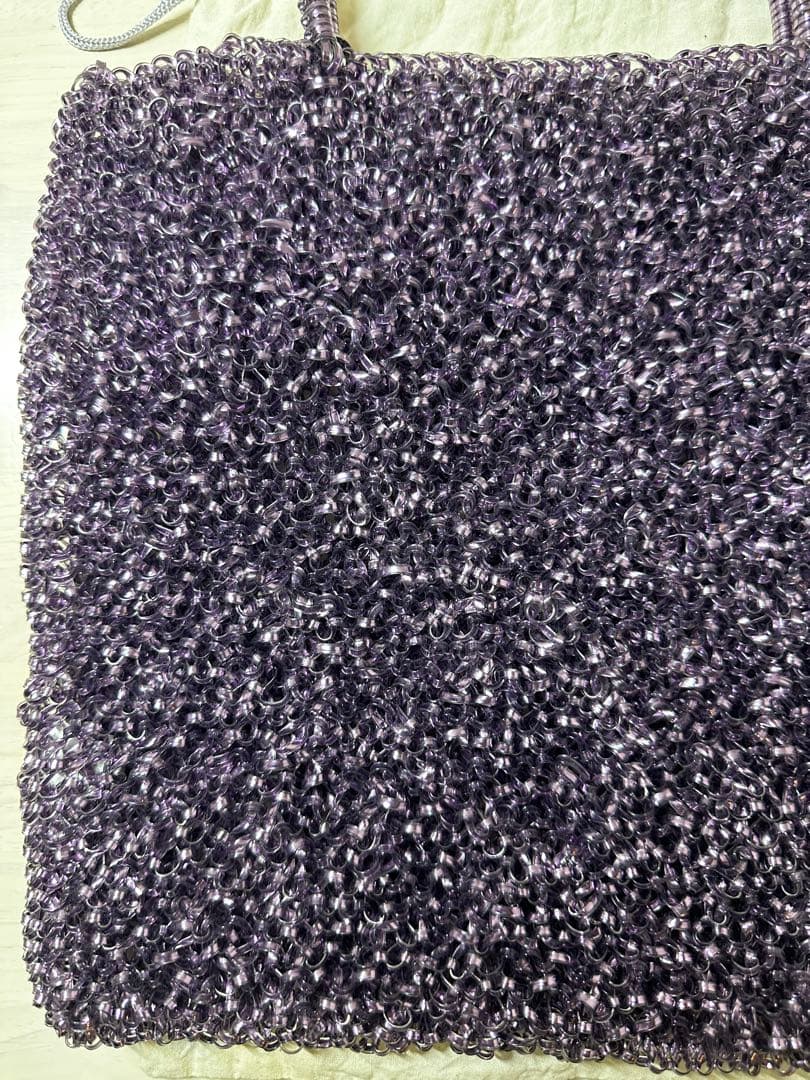 【チャーム付】アンテプリマ ANTEPRIMA スクエアラージ パープル