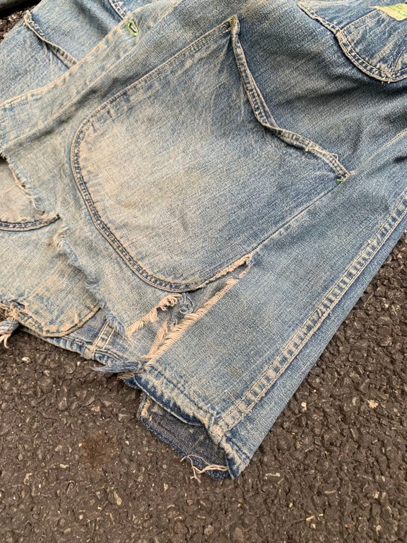 40s denim coveralls Cone mills コーンミルズ