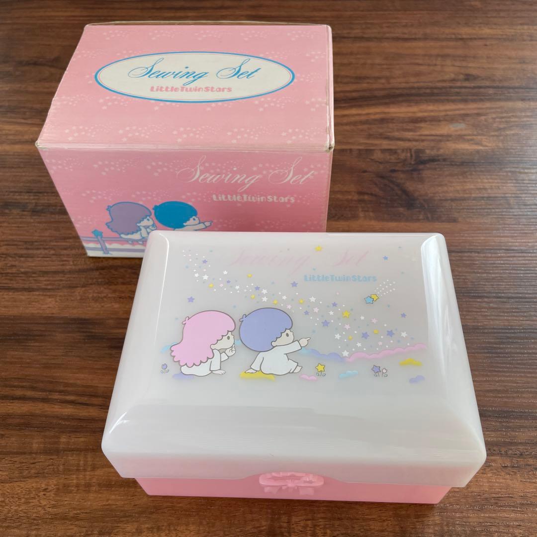 キキララ リトルツインスターズ　ソーイングセット　裁縫箱　1976年　サンリオ