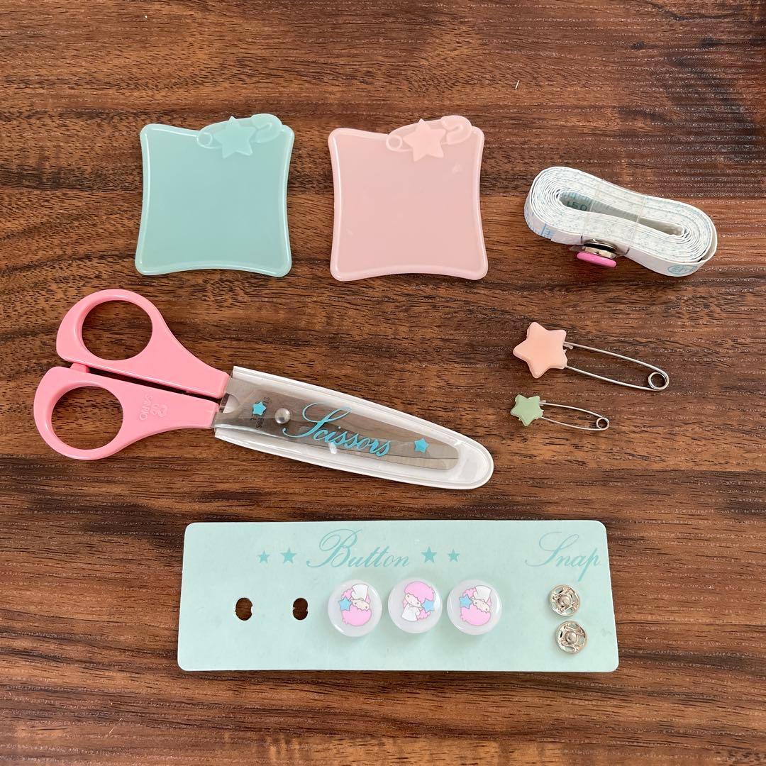 キキララ リトルツインスターズ　ソーイングセット　裁縫箱　1976年　サンリオ