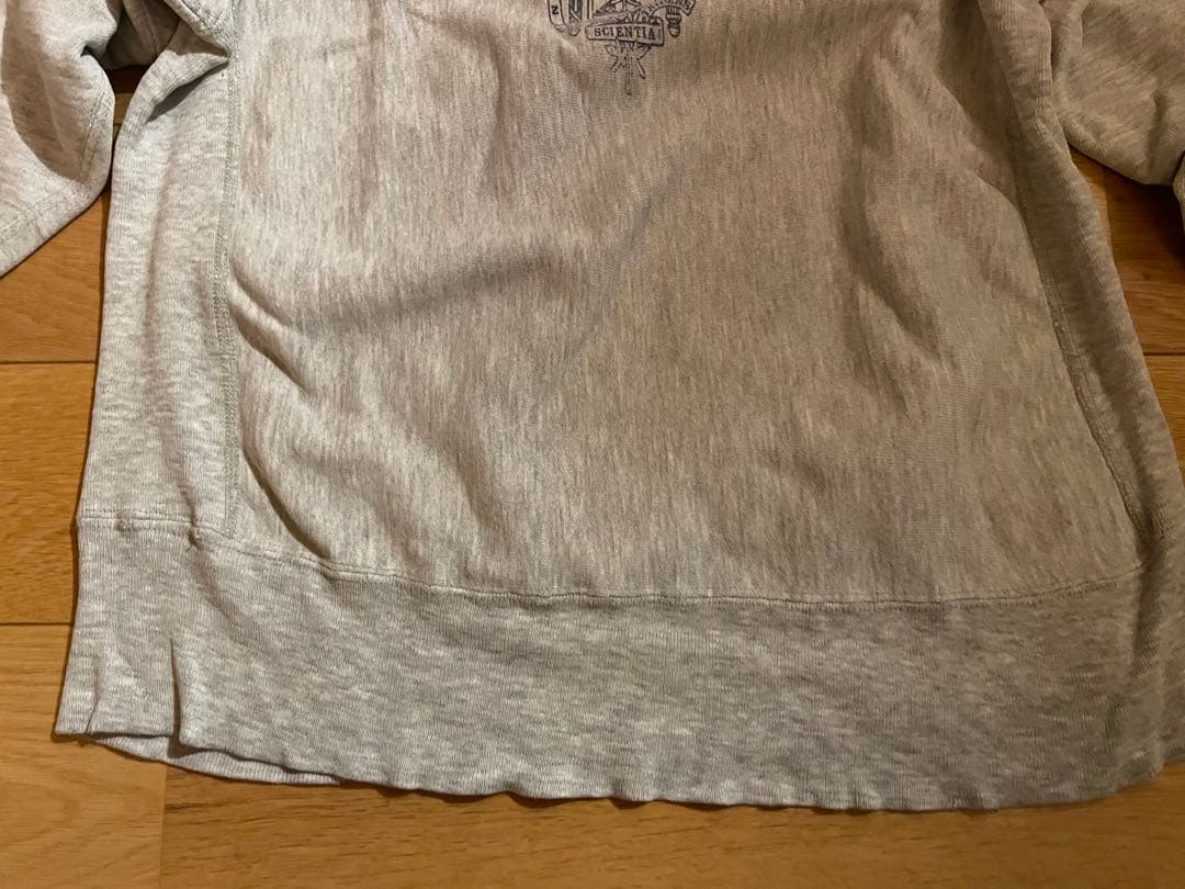 h*y様 チャンピオン 80sリバースウィーブ　NAVY 染み込みプリント Lサ