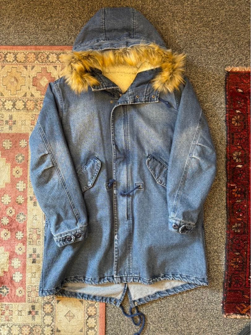 M-65 M-48モッズコート デニム コヨーテファー アメリカ製