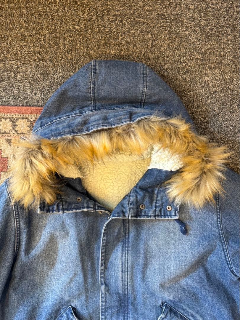 M-65 M-48モッズコート デニム コヨーテファー アメリカ製