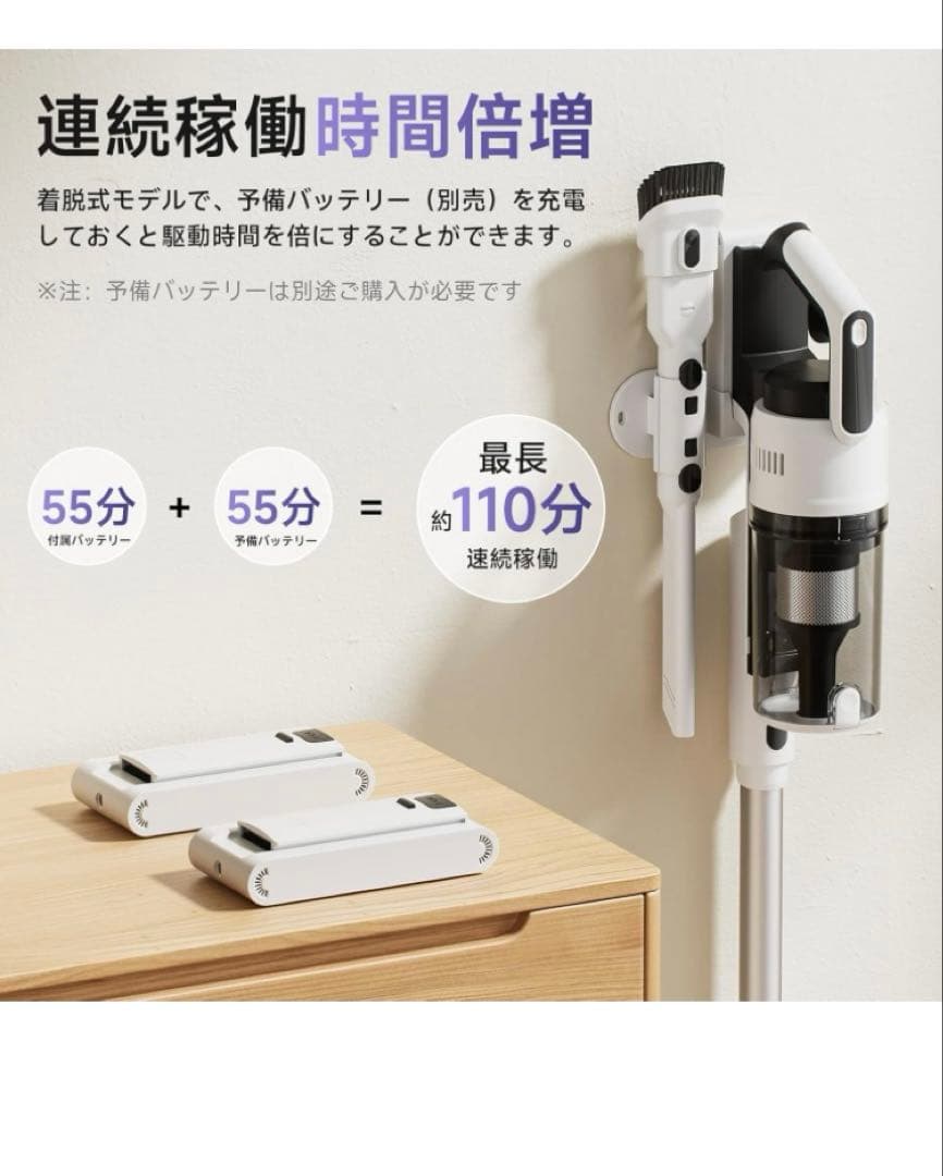 掃除機 コードレス　スティック ハンディ 2WAY 7458