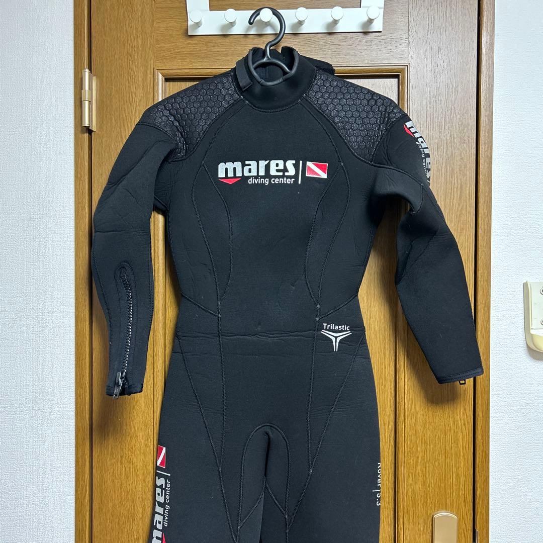 ダイビングウェットスーツ　mares 黒