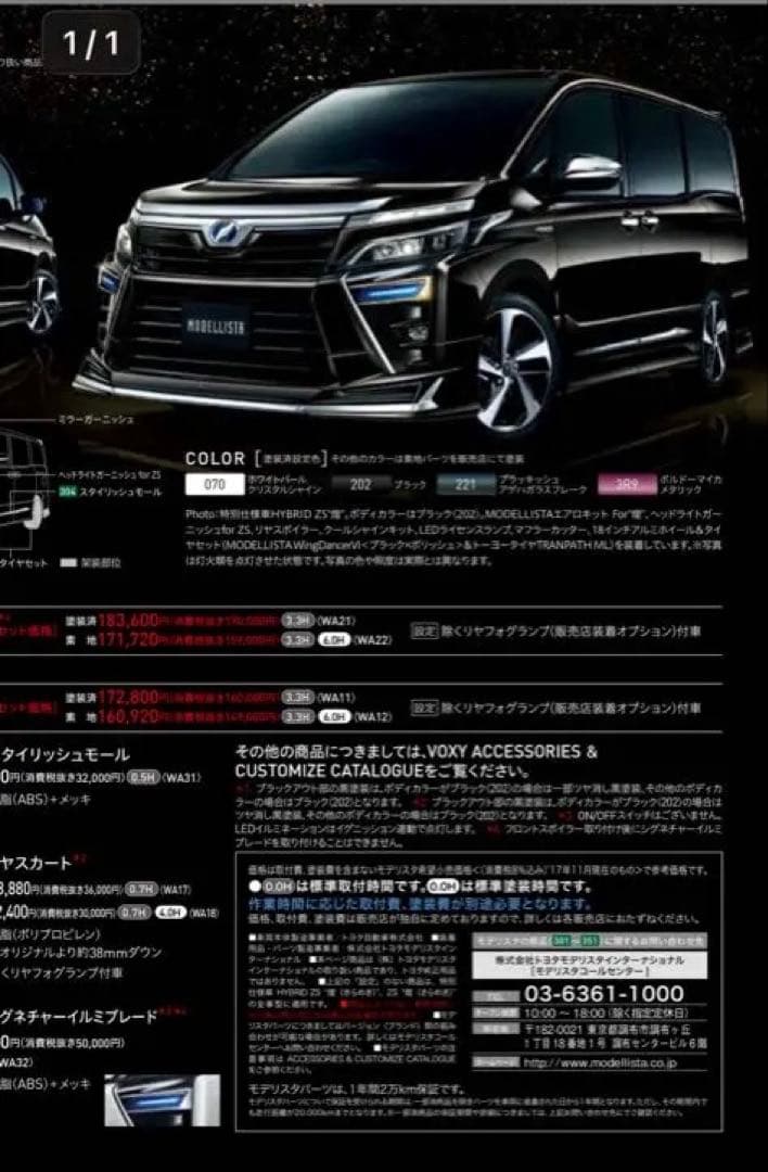 80ヴォクシー用シグネチャーイルミブレード