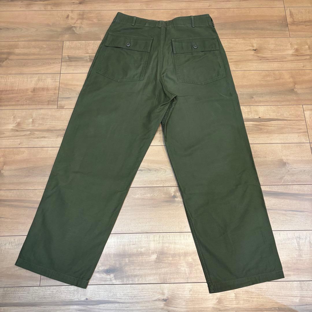 CIOTA スビンコットンバックサテンベイカーパンツ