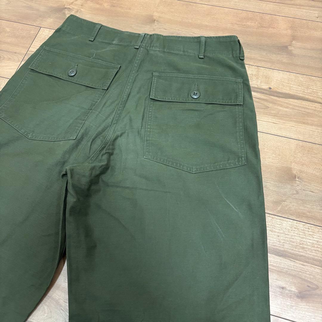 CIOTA スビンコットンバックサテンベイカーパンツ