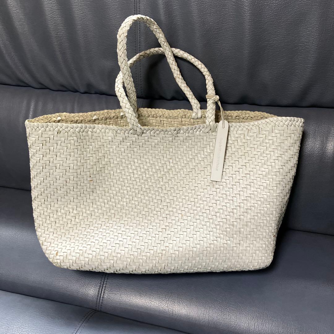 Craig for HUMAN WOMAN メッシュ レザー トートバッグ 本革