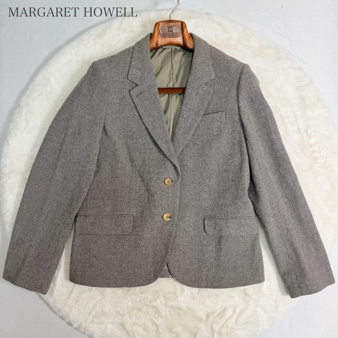 【美品】MARGARET HOWELL マーガレットハウエル ウールジャケット