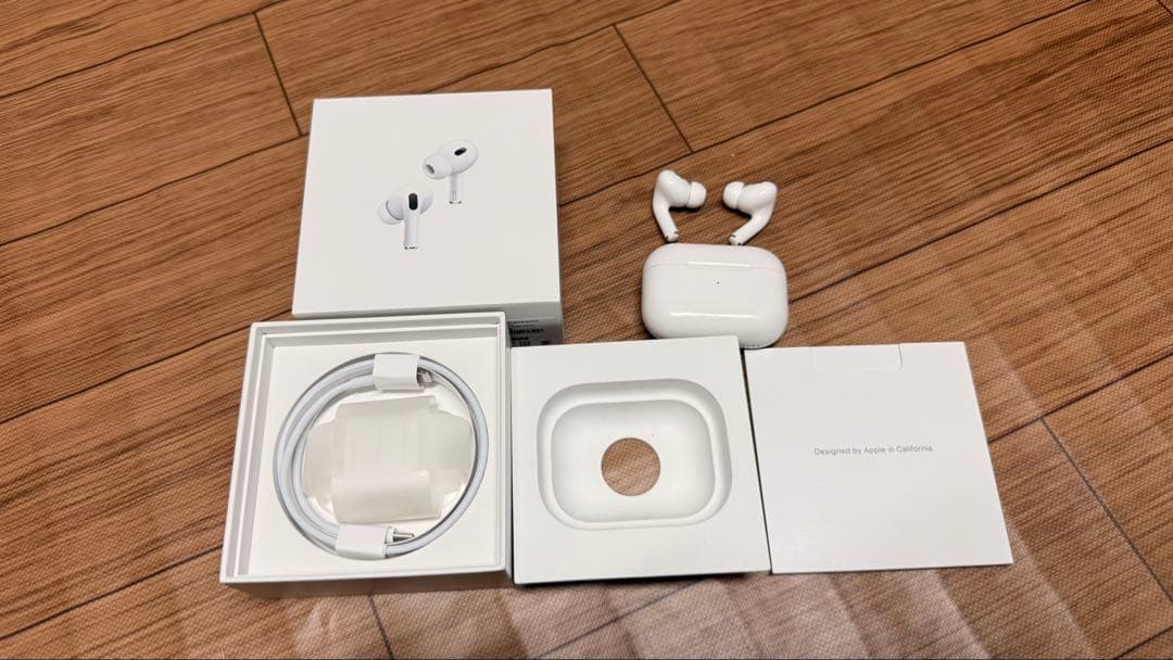 Apple AirPods Pro 第2世代 本体＋ケース 箱・ケーブル
