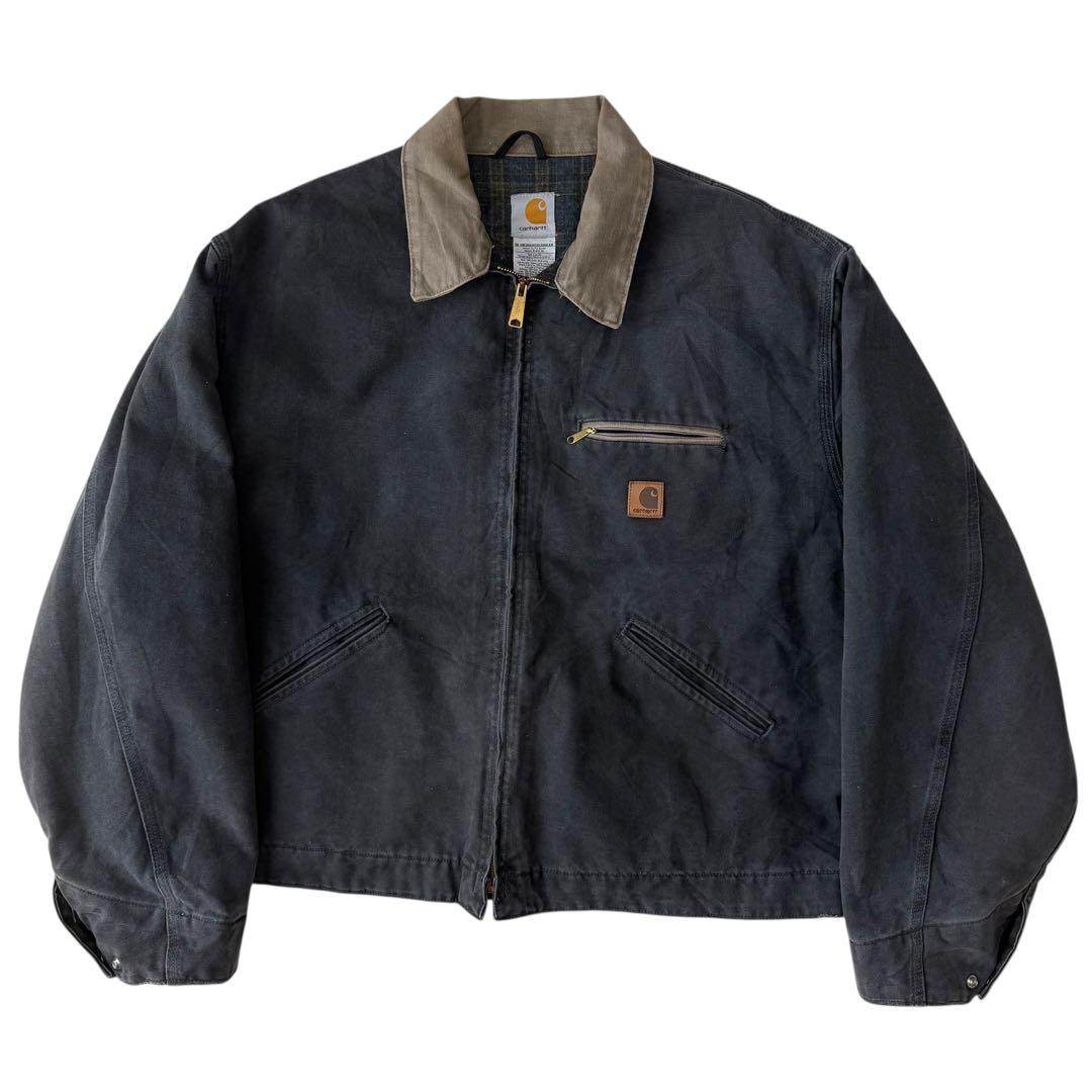 激レアカラー carhartt デトロイト ダークネイビー 90s~