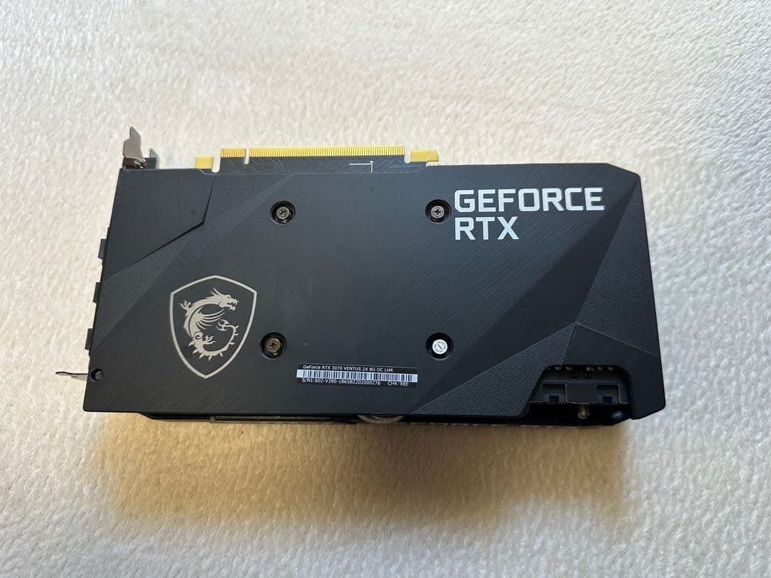 グラフィックボード・グラボ・ビデオカード MSI GeForce RTX 3070 VENTUS 2X 8G OC LHR