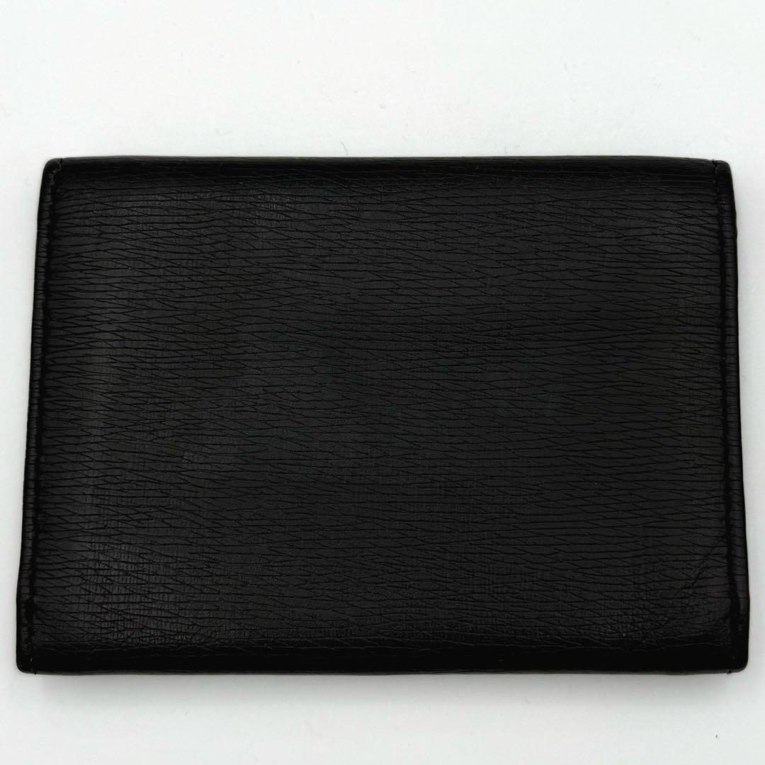 グッチ インターロッキングG カードケース 名刺入れ レザー ブラック