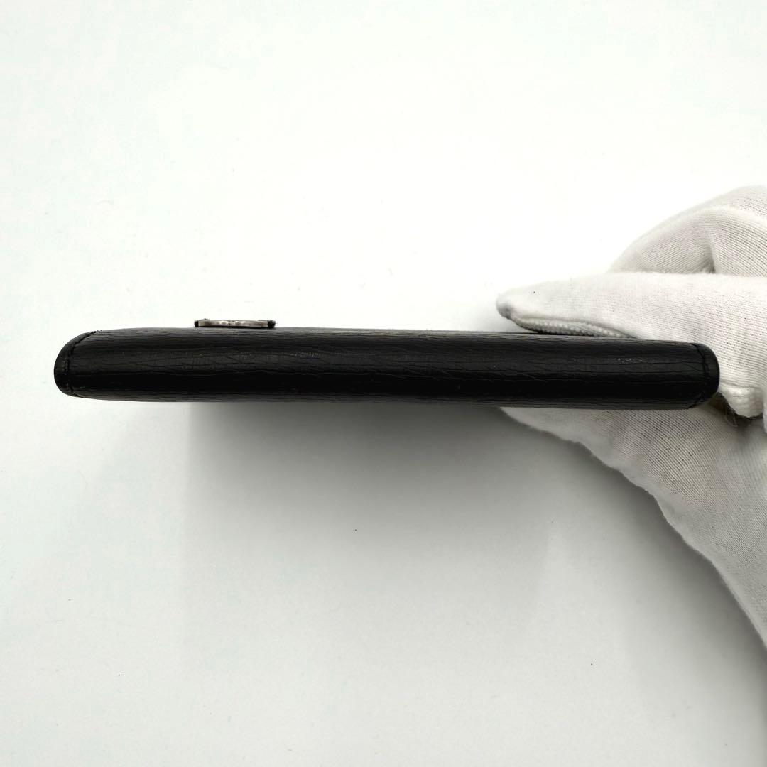 グッチ インターロッキングG カードケース 名刺入れ レザー ブラック