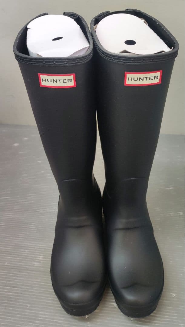 HUNTER ブラック 長靴 バックル付き 箱付き
