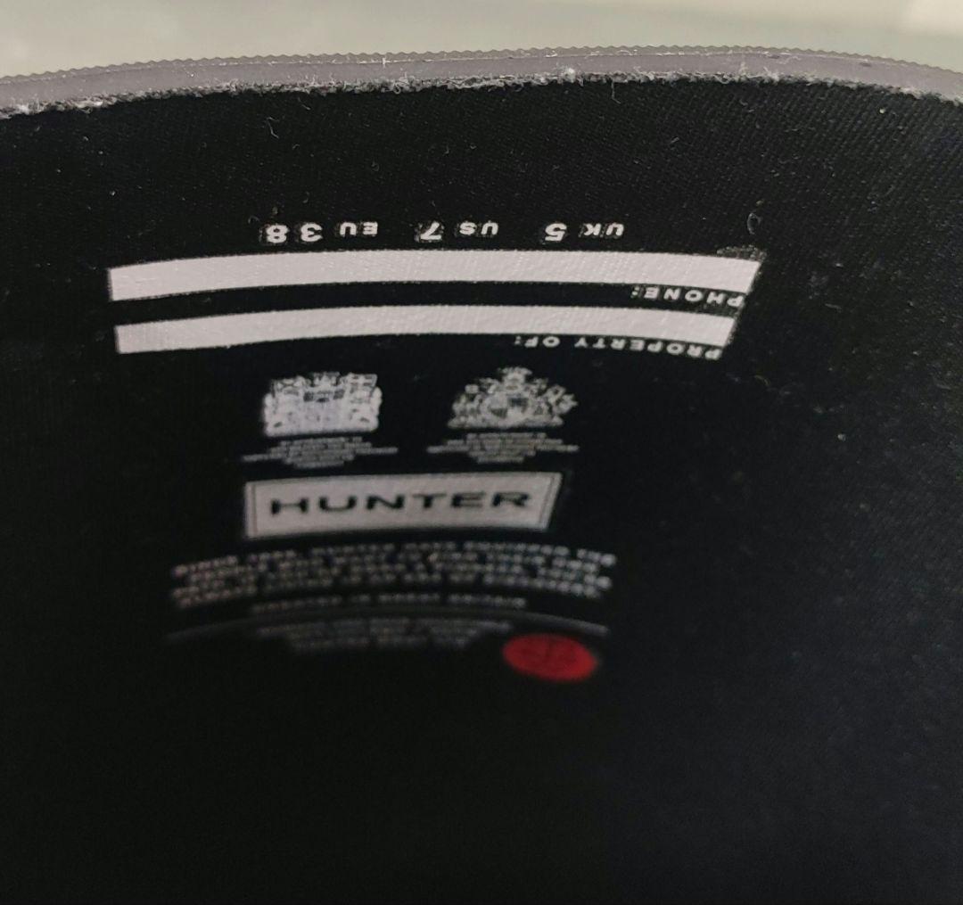 HUNTER ブラック 長靴 バックル付き 箱付き