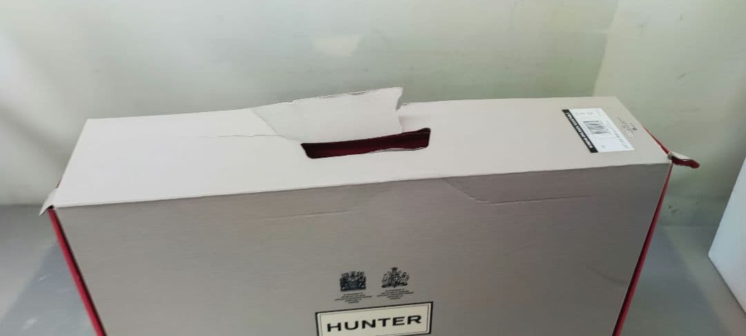 HUNTER ブラック 長靴 バックル付き 箱付き