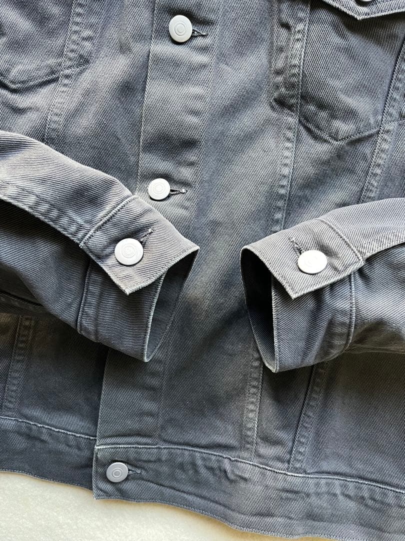 メゾンマルジェラ　ブラックデニムGジャン　サイズ46