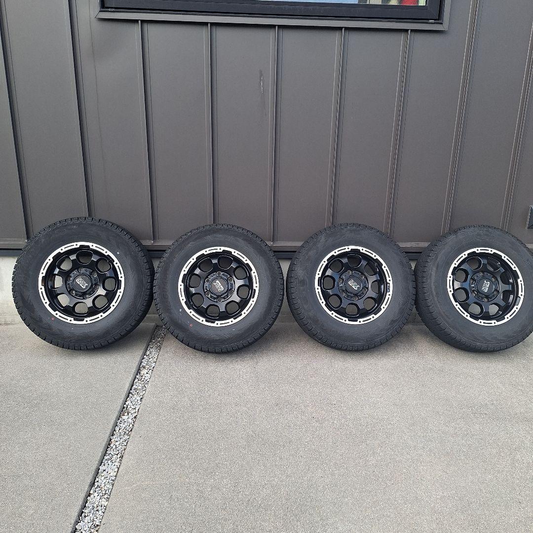 ハイエーススタッドレス　アイスガードG075　4本セット195/80/15