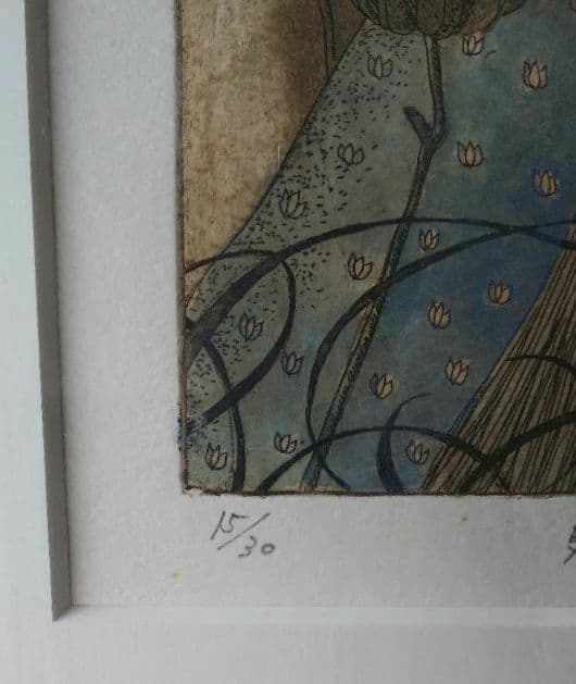 鷹塀三奈銅版画★「気圏のオペラ役者」 15／30