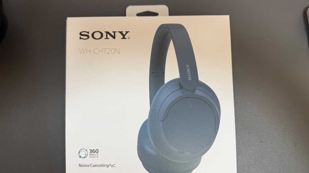 SONY WH-CH720N ノイズキャンセリング Bluetooth ブルー