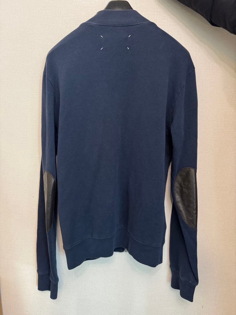 トップス MAISON MARGIELA 14 ELBOW PATCH ZIP SWEAT