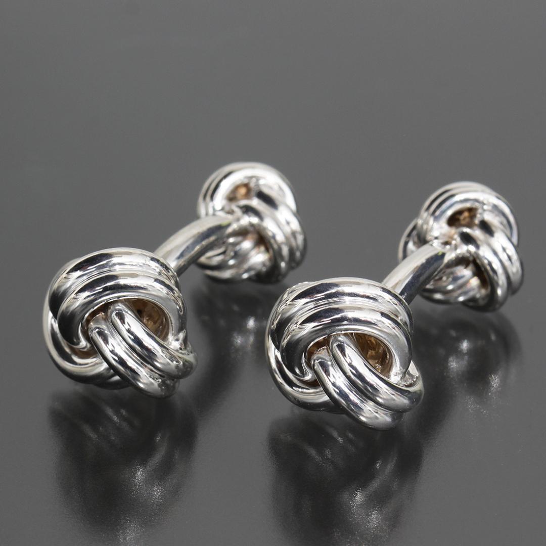 ティファニー ノット ツイスト シルバー カフス SV925 17ｇ 新品仕上済