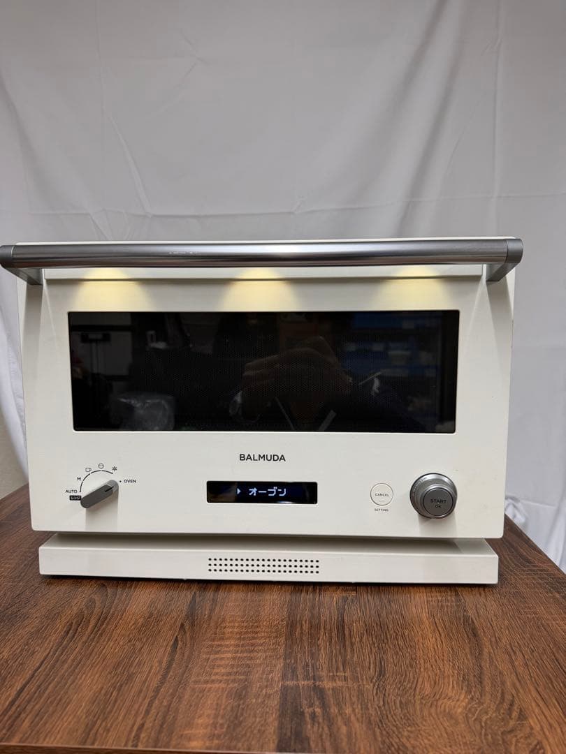【美品】BALMUDAバルミューダオーブンレンジK04A-WHThe Range