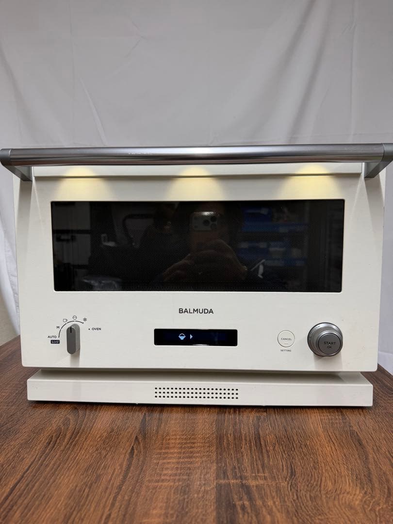 【美品】BALMUDAバルミューダオーブンレンジK04A-WHThe Range