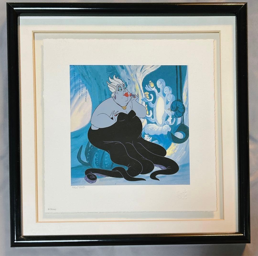 ベルリトルマーメイド　アースラ絵画　ディズニーヴィランズ　リミテッド貴重品