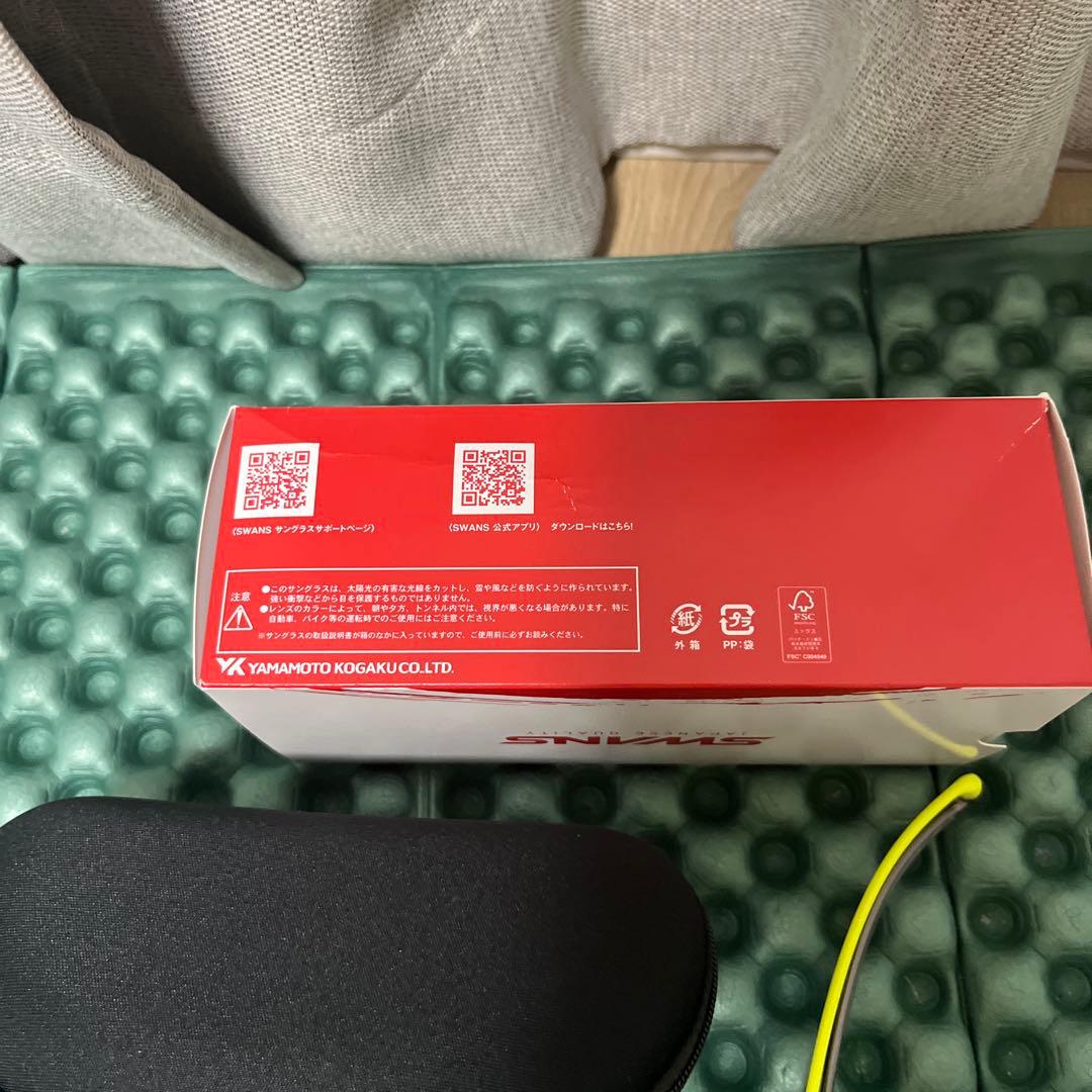 SWANS スポーツ用サングラス　ブラック イエロー