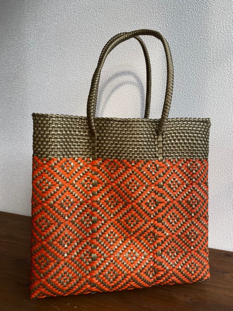 #G20-L2-Lサイズ　メキシコ　オアハカ　メルカドバッグ