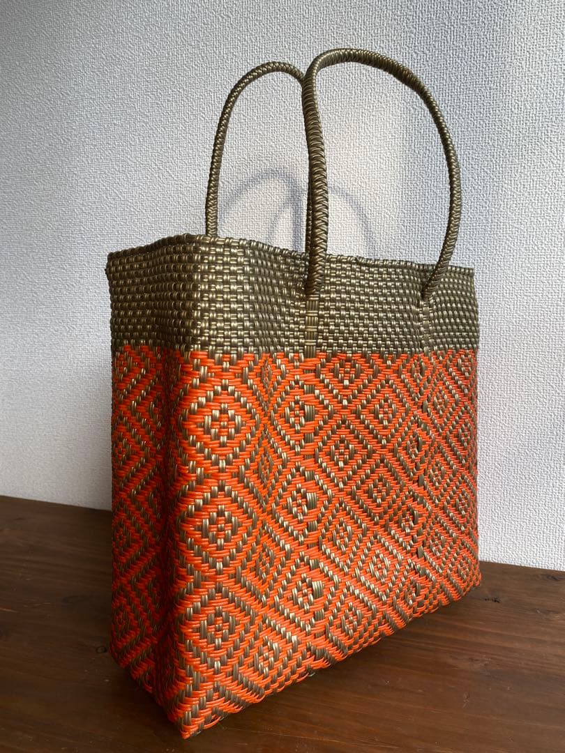 #G20-L2-Lサイズ　メキシコ　オアハカ　メルカドバッグ
