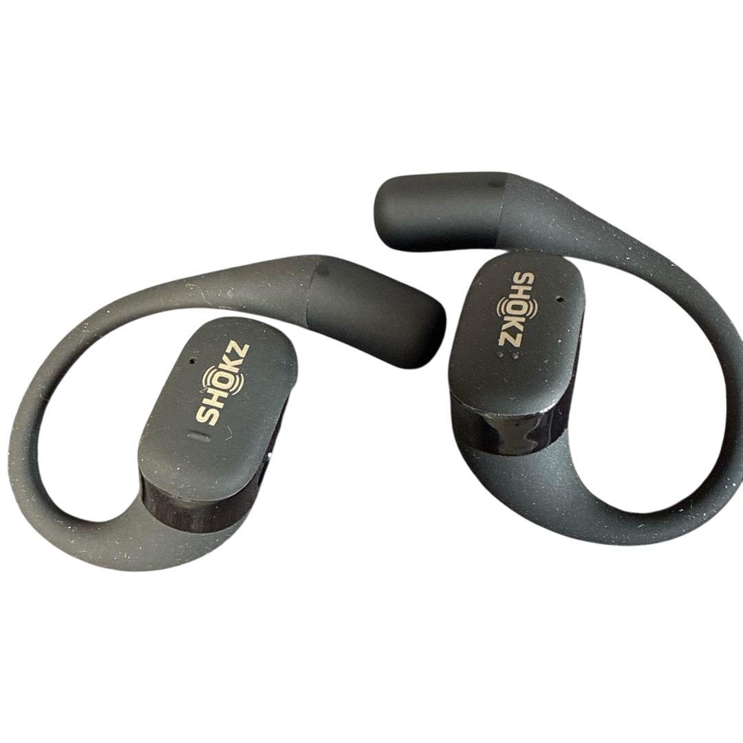 Shokz OpenFit ワイヤレスイヤホン 本体 外箱 専用ケース カバー付