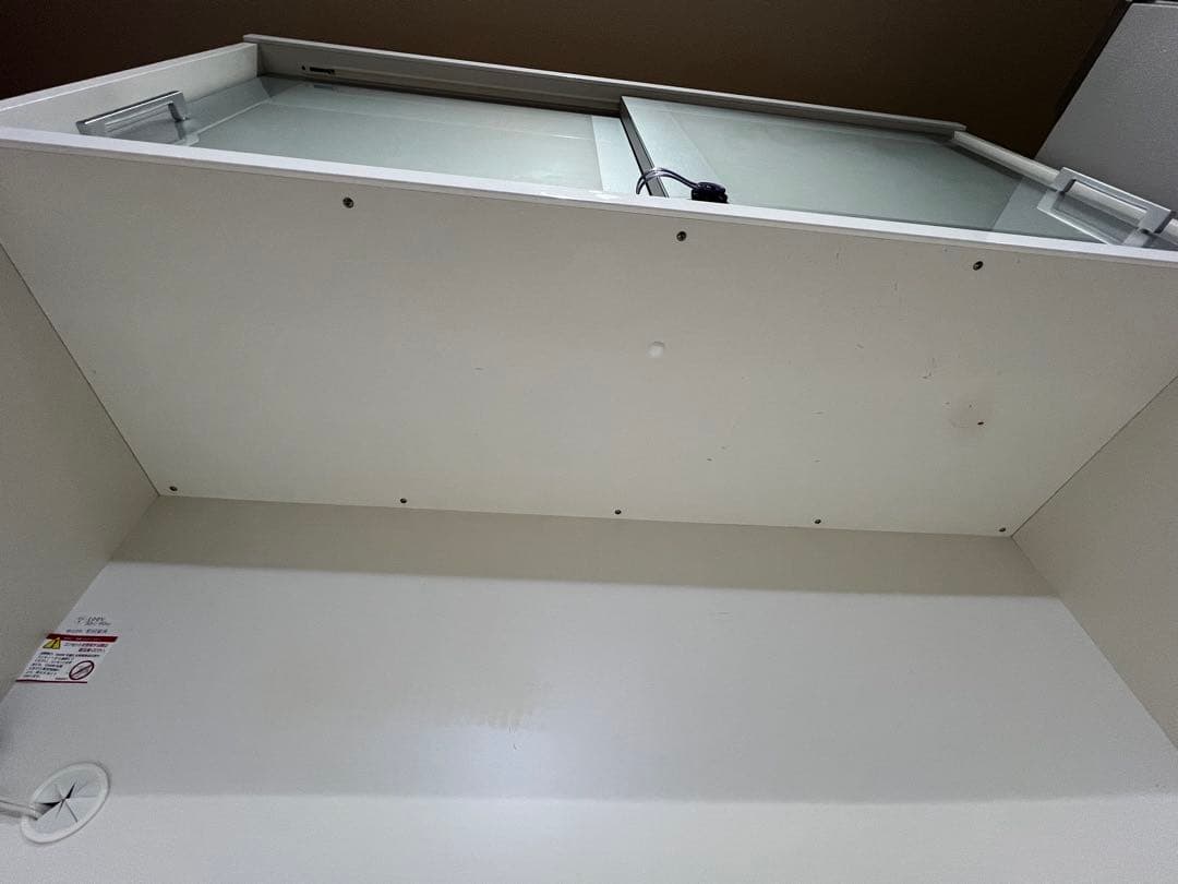 【送料込】ホワイトキッチン収納キャビネット　食器棚　キッチンボード　カップボード