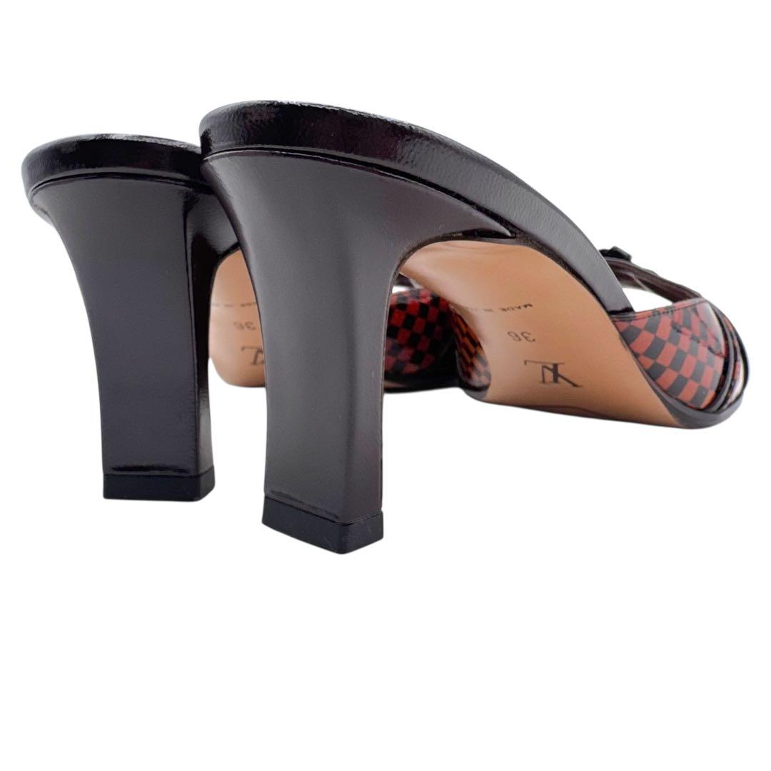 LOUIS VUITTON ルイヴィトン ダミエ ミュール 36 ヒール