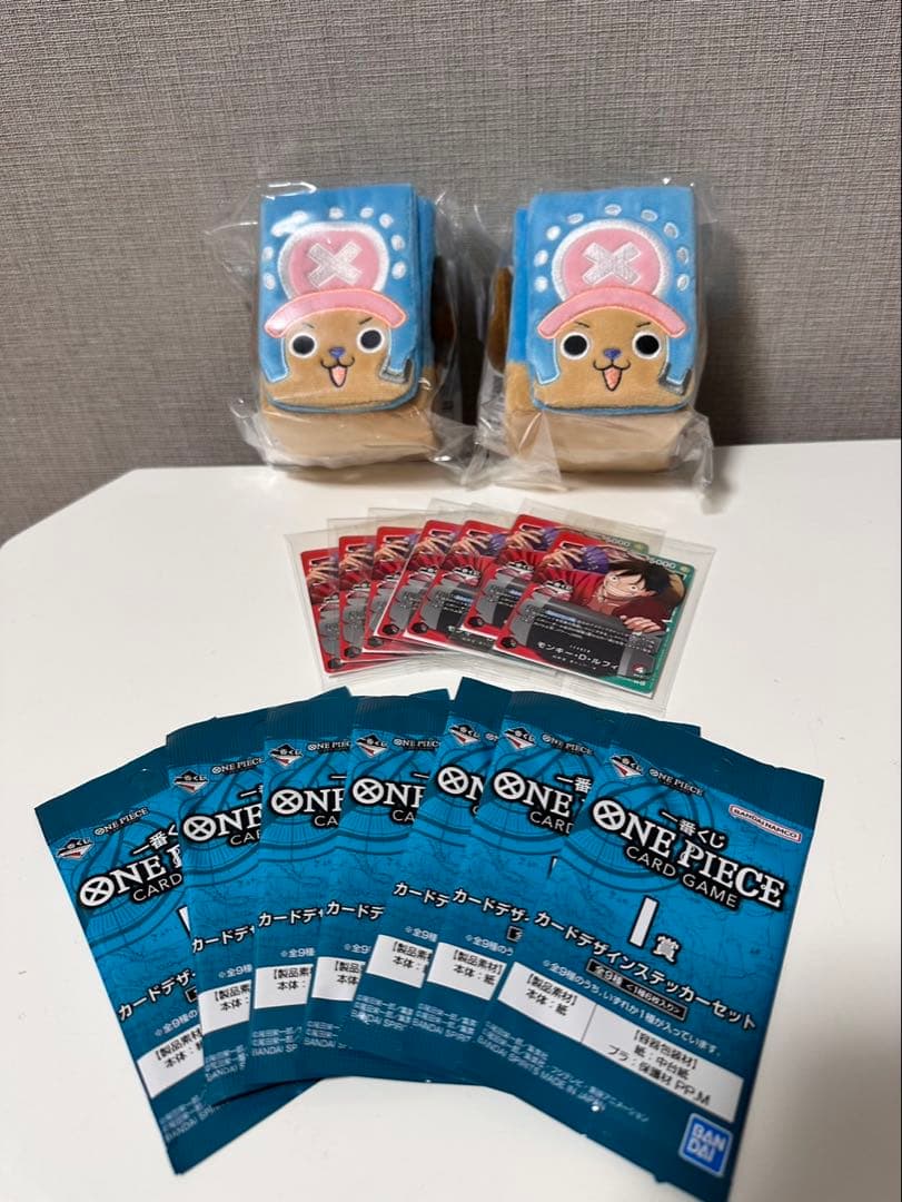 ワンピース カードゲーム 購入特典ルフィ7枚　チョッパーセット
