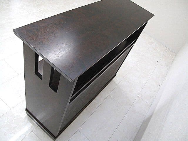 美品　北海道民芸家具 樺無垢材茶棚　 　茶タンス/茶箪笥/食器棚/サイドボード