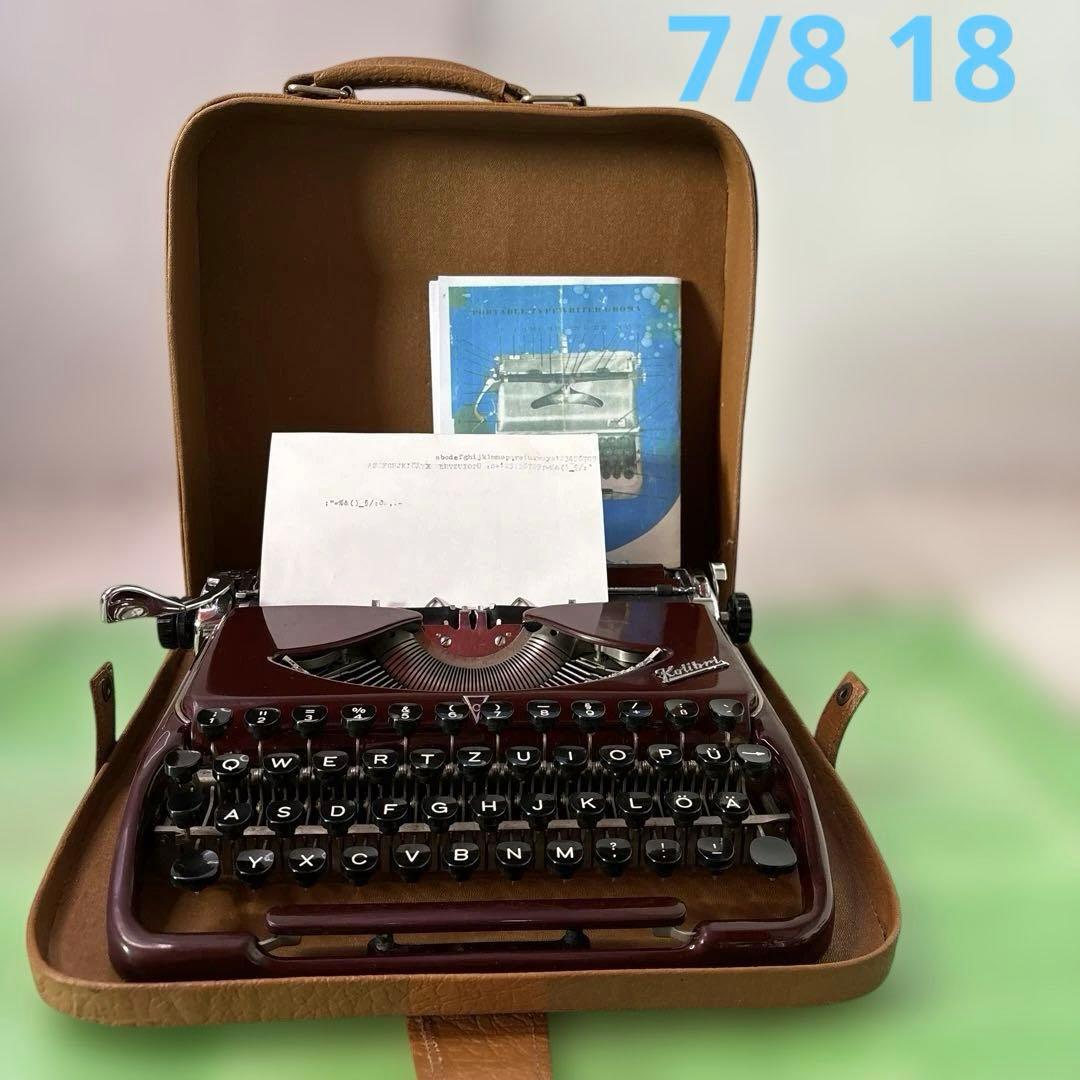 Groma Kolibri タイプライター アンティーク【ケース付き】