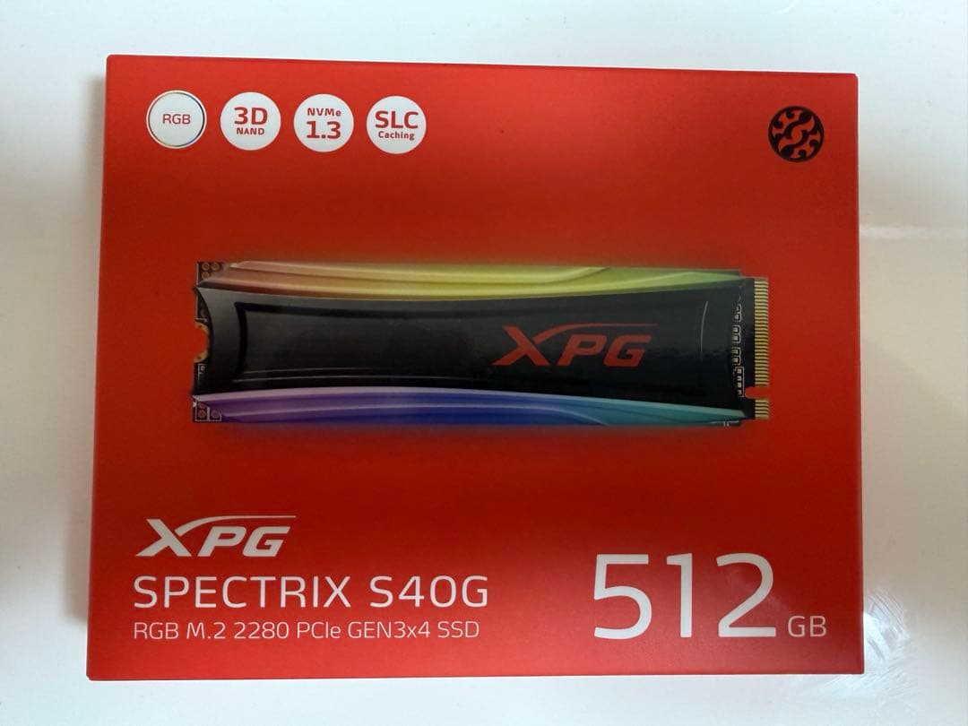 内蔵型SSD XPG SPECTRIX S40G 512GB M.2 SSD