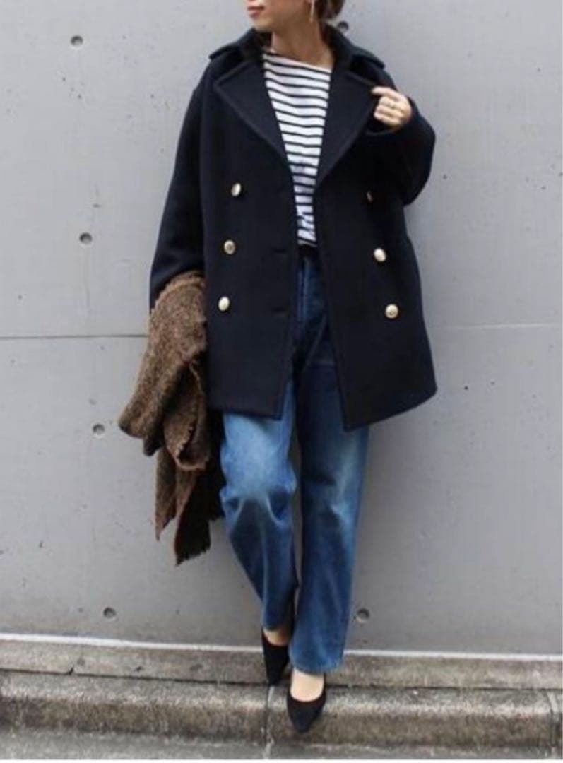 【FRAMeWORK】ラムリバーメルトンPコート♪36♪