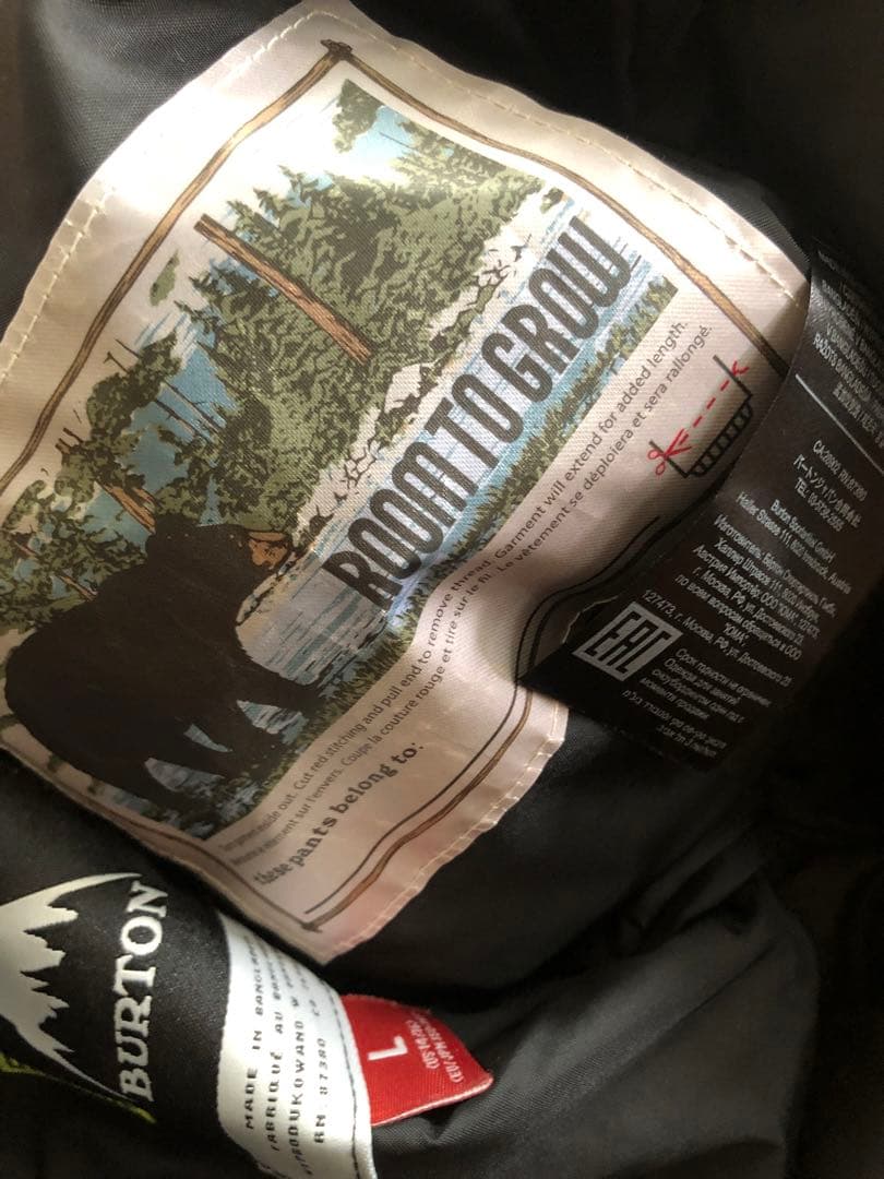 バートン　BURTON スノーボードパンツ　グレー　Lサイズ　160くらい