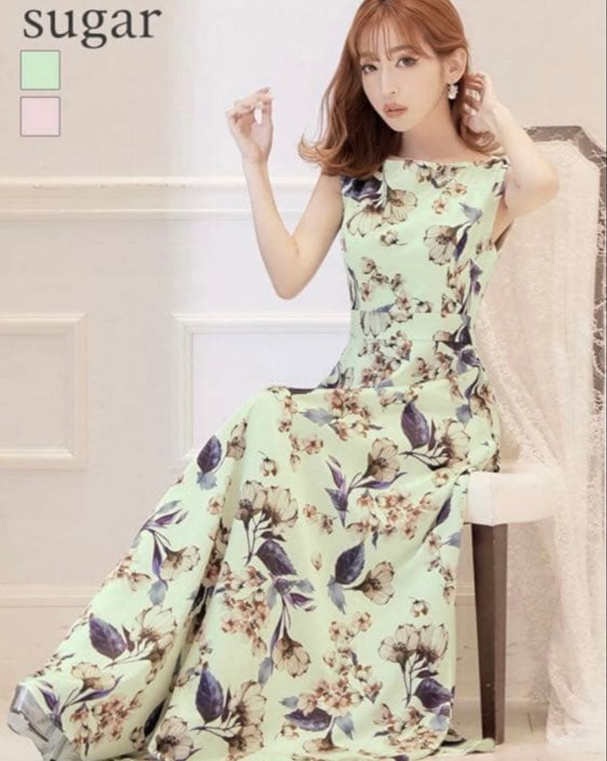 【値下げ】ドレス、キャバドレス、ロングドレス、エルケイ、M、4、銀座クチュール