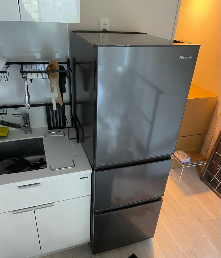 Hisense Refrigerator 282L/スペースグレイ/自動霜取り