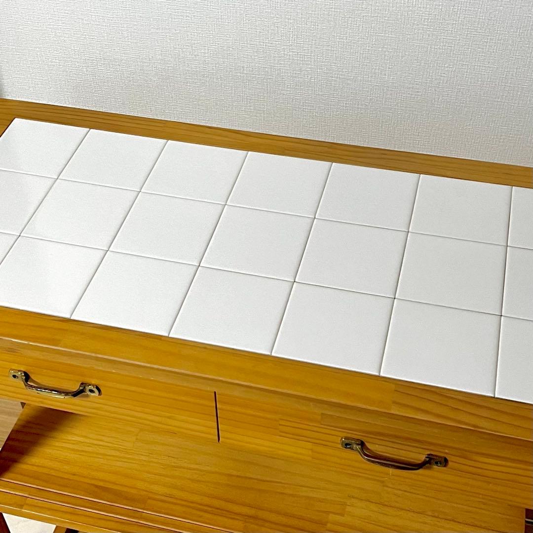 MOMO NATURAL モモナチュラル ウッドワゴンキッチンカウンター