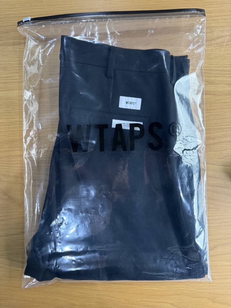 25AW WTAPS 252TQDT-PTM01 スラックス 03 BLACK